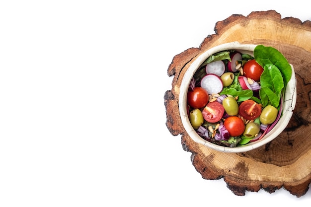 Miska z kolorowym daniem